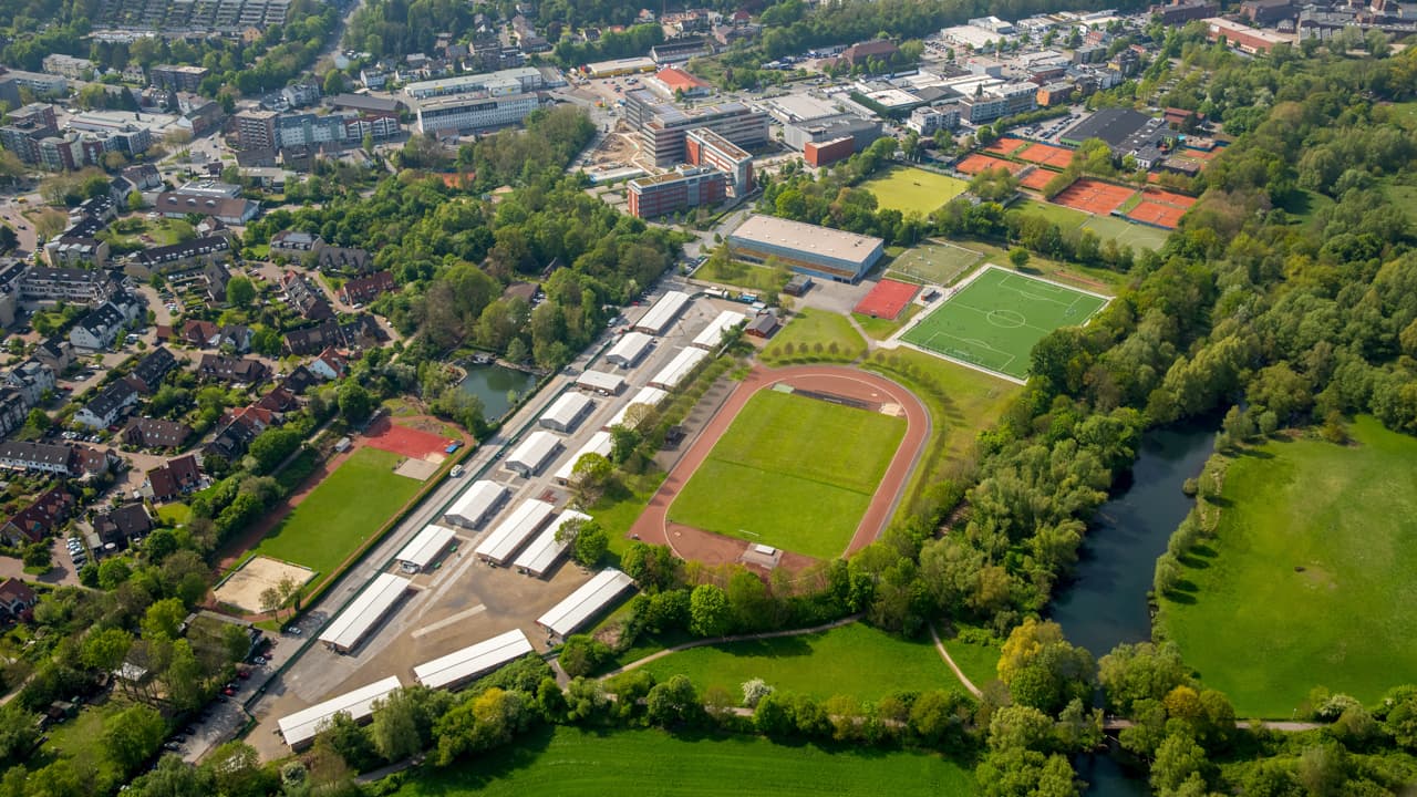 Flüchtlingsunterkünfte werden zum Behelfskrankenhaus