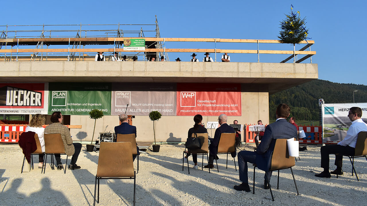 Richtfest Sporthalle Rietheim-Weilheim
